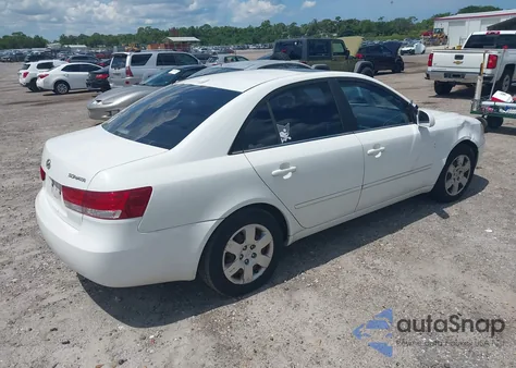 2008 Hyundai Sonata Gls from USA, damaged, VIN 5NPET46C18H390871